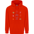 Detox Juice Hangover Cure Healthy Childrens Kids Hoodie Bright Red