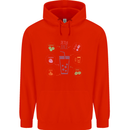 Detox Juice Hangover Cure Healthy Childrens Kids Hoodie Bright Red