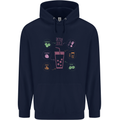 Detox Juice Hangover Cure Healthy Childrens Kids Hoodie Navy Blue
