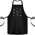 Detox Juice Hangover Cure Healthy Cotton Apron 100% Organic Black