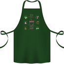 Detox Juice Hangover Cure Healthy Cotton Apron 100% Organic Forest Green