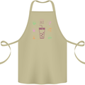 Detox Juice Hangover Cure Healthy Cotton Apron 100% Organic Khaki