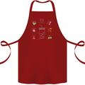 Detox Juice Hangover Cure Healthy Cotton Apron 100% Organic Maroon