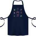 Detox Juice Hangover Cure Healthy Cotton Apron 100% Organic Navy Blue