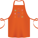 Detox Juice Hangover Cure Healthy Cotton Apron 100% Organic Orange