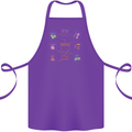 Detox Juice Hangover Cure Healthy Cotton Apron 100% Organic Purple