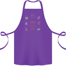 Detox Juice Hangover Cure Healthy Cotton Apron 100% Organic Purple