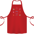 Detox Juice Hangover Cure Healthy Cotton Apron 100% Organic Red