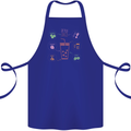Detox Juice Hangover Cure Healthy Cotton Apron 100% Organic Royal Blue