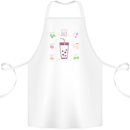 Detox Juice Hangover Cure Healthy Cotton Apron 100% Organic White