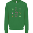 Detox Juice Hangover Cure Healthy Kids Sweatshirt Jumper Irish Green
