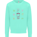 Detox Juice Hangover Cure Healthy Kids Sweatshirt Jumper Peppermint