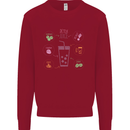 Detox Juice Hangover Cure Healthy Kids Sweatshirt Jumper Red