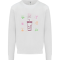 Detox Juice Hangover Cure Healthy Kids Sweatshirt Jumper White