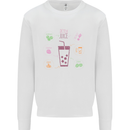Detox Juice Hangover Cure Healthy Kids Sweatshirt Jumper White