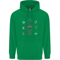 Detox Juice Hangover Cure Healthy Mens 80% Cotton Hoodie Irish Green