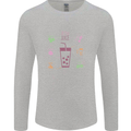 Detox Juice Hangover Cure Healthy Mens Long Sleeve T-Shirt Sports Grey