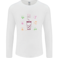 Detox Juice Hangover Cure Healthy Mens Long Sleeve T-Shirt White