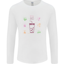 Detox Juice Hangover Cure Healthy Mens Long Sleeve T-Shirt White