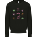 Detox Juice Hangover Cure Healthy Mens Sweatshirt Jumper Black