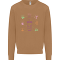 Detox Juice Hangover Cure Healthy Mens Sweatshirt Jumper Caramel Latte