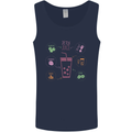 Detox Juice Hangover Cure Healthy Mens Vest Tank Top Navy Blue