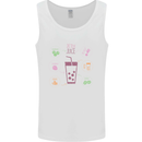 Detox Juice Hangover Cure Healthy Mens Vest Tank Top White