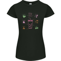 Detox Juice Hangover Cure Healthy Womens Petite Cut T-Shirt Black