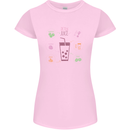 Detox Juice Hangover Cure Healthy Womens Petite Cut T-Shirt Light Pink