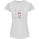 Detox Juice Hangover Cure Healthy Womens Petite Cut T-Shirt White