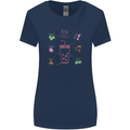 Detox Juice Hangover Cure Healthy Womens Wider Cut T-Shirt Navy Blue