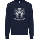 Deutsche Dogge Great Dane Dog Kids Sweatshirt Jumper Navy Blue