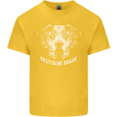Deutsche Dogge Great Dane Dog Kids T-Shirt Childrens Yellow