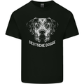 Deutsche Dogge Great Dane Dog Mens Cotton T-Shirt Tee Top Black
