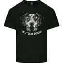 Deutsche Dogge Great Dane Dog Mens Cotton T-Shirt Tee Top Black