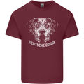 Deutsche Dogge Great Dane Dog Mens Cotton T-Shirt Tee Top Maroon