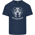 Deutsche Dogge Great Dane Dog Mens Cotton T-Shirt Tee Top Navy Blue