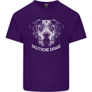 Deutsche Dogge Great Dane Dog Mens Cotton T-Shirt Tee Top Purple