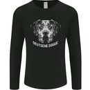 Deutsche Dogge Great Dane Dog Mens Long Sleeve T-Shirt Black