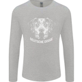 Deutsche Dogge Great Dane Dog Mens Long Sleeve T-Shirt Sports Grey
