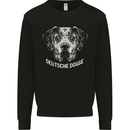 Deutsche Dogge Great Dane Dog Mens Sweatshirt Jumper Black