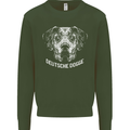 Deutsche Dogge Great Dane Dog Mens Sweatshirt Jumper Forest Green