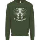 Deutsche Dogge Great Dane Dog Mens Sweatshirt Jumper Forest Green