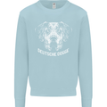 Deutsche Dogge Great Dane Dog Mens Sweatshirt Jumper Light Blue