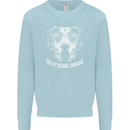 Deutsche Dogge Great Dane Dog Mens Sweatshirt Jumper Light Blue