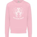 Deutsche Dogge Great Dane Dog Mens Sweatshirt Jumper Light Pink