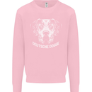 Deutsche Dogge Great Dane Dog Mens Sweatshirt Jumper Light Pink