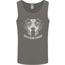 Deutsche Dogge Great Dane Dog Mens Vest Tank Top Charcoal