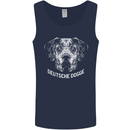 Deutsche Dogge Great Dane Dog Mens Vest Tank Top Navy Blue