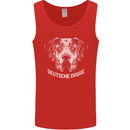 Deutsche Dogge Great Dane Dog Mens Vest Tank Top Red